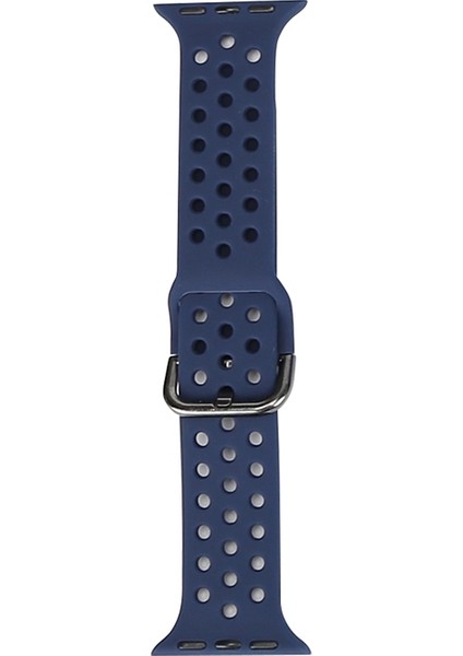 Apple Watch S 7 45MM / 6 & Se & 5 & 4 44MM / 3 & 2 & 1 42MM Koyu Mavi (Yurt Dışından)