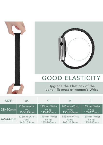 Apple Watch S 6 & Se 44MM Için Watchband, Boyut: M 155MM Kahve (Yurt Dışından) fırsatları