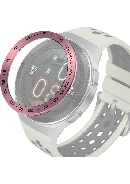 Huawei Için GT2E Bez Ring, Stil: E Sürüm Hızlı Gül Pembe Yüzük Siyah Yazılar (Yurt Dışından)