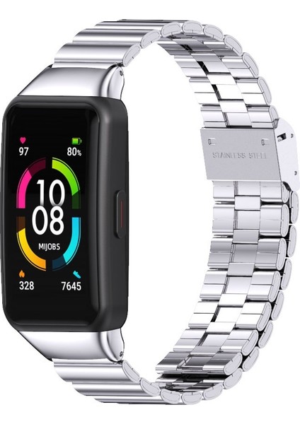Huawei Band 6 Için Paslanmaz Ste Watchband 6 / Honor Band 6 Silver (Yurt Dışından) fiyatları