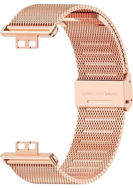 Huawei Için Paslanmaz Ste Watch Band Fit Rose Gold (Yurt Dışından)