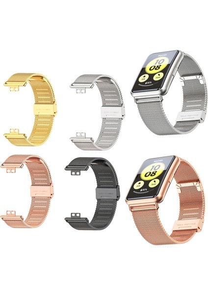 Huawei Için Paslanmaz Ste Watch Band Fit Rose Gold (Yurt Dışından) fiyatları