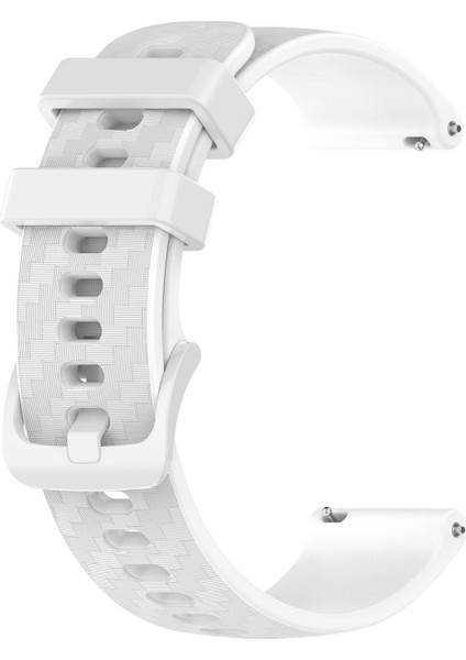 Huawei Için 20MM Silikon Kayış Gt2 42MM Beyaz Izle (Yurt Dışından)
