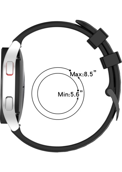 Huawei Için 20MM Silikon Kayış Gt2 42MM Beyaz Izle (Yurt Dışından)