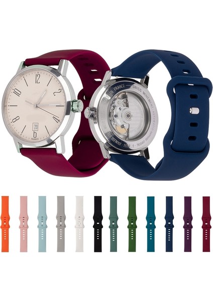Huawei Için Gt 2e 46MM Silikon Kayış Gece Mavisi Izle (Yurt Dışından)