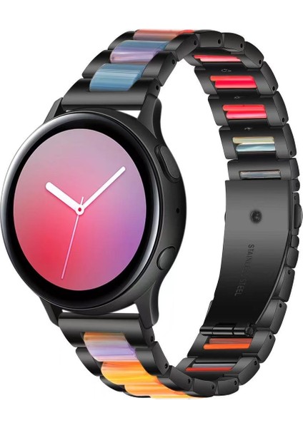 Metal Üç Boncuk + Huawei Için Reçine Kayışı Gt 3 42MM / Izle Gt 2 42MM Siyah Renk (Yurt Dışından) modelleri