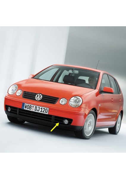 Vw Volkswagen Polo 2002-2005 Ön Tampon Sol Sis Farı Izgarası Sisli 6Q0853665A