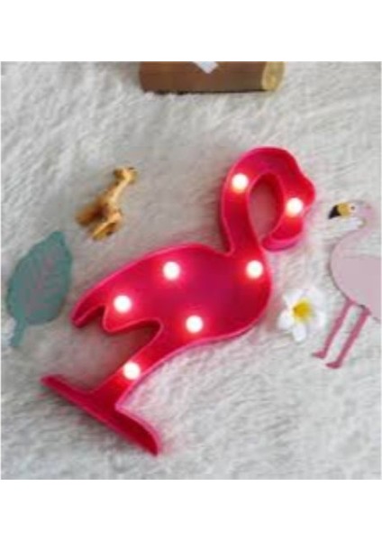 Flamingo Tasarımlı LED Lamba