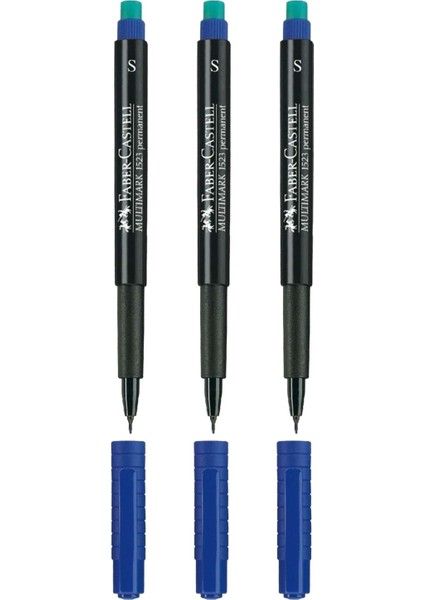 Multimark 1523 S Asetat Kalemi 0.4 mm Mavi 3 Adet