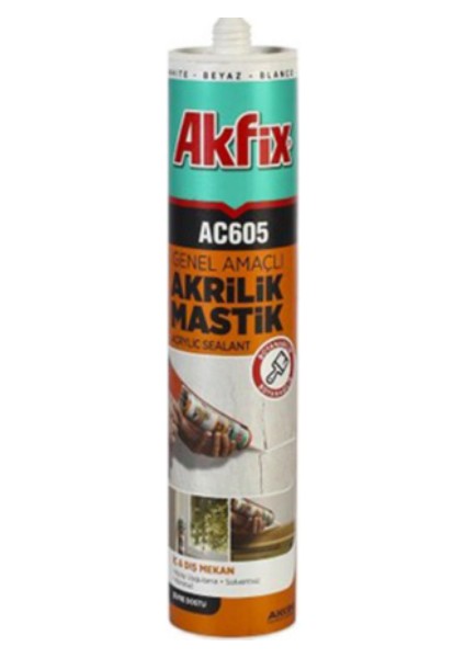 AC605 Genel Amaçlı Akrilik Mastik Yapıştırıcı 500 gr