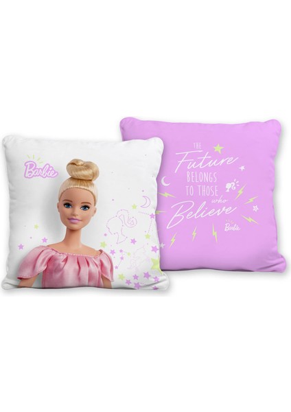 Linens Barbie Future Pamuk Lisanslı Kırlent