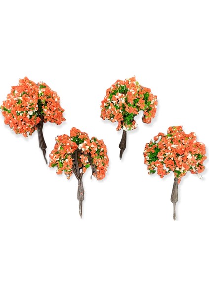 Maket Ağaç 4'lü - 1/200 - 3cm