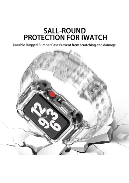 Apple Saat 6 & Se & 5 & 4 44 mm. Şeffaf Yeşil (Yurt Dışından) modelleri