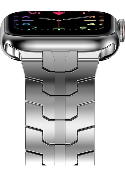 Apple Saat 7 41 mm. - 6 & Se & 5 & 4 40 mm. - 3 & 2 ve 1 38 mm. Gümüş Kayış (Yurt Dışından)