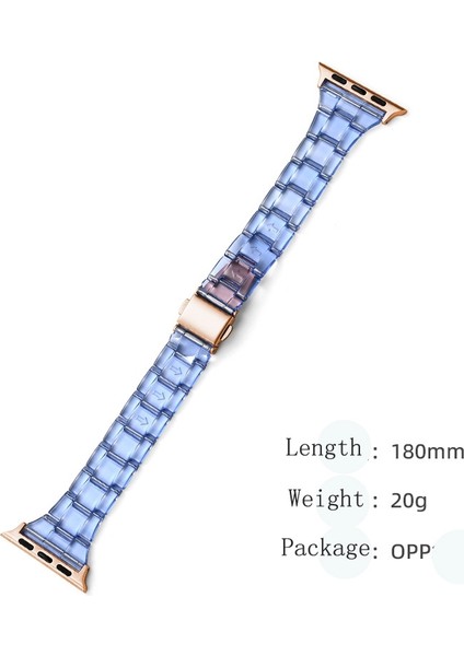 Apple Saat 7 41 mm. - 6 & Se & 5 & 4 40 mm. - 3 & 2 ve 1 38 mm. Mavi Kayış (Yurt Dışından) modelleri