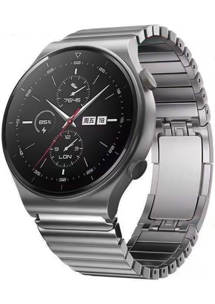 22 mm. Ste Saat KayışıGümüş (Yurt Dışından)