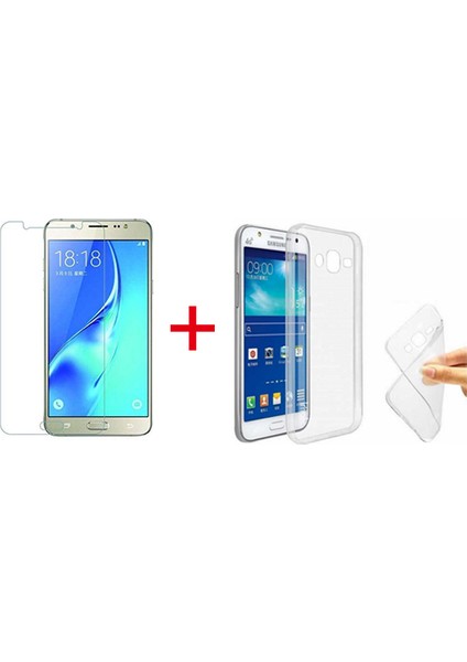 Samsung Galaxy J7 Core Şeffaf Silikon Kılıf