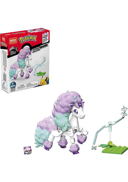 Mega Construx Pokemon Galarian Ponyta Set