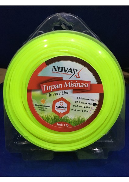 Ot Misinesi Tırpan Misinesi 3.3mm/46metre(6 Köşeli)