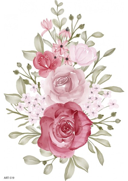 Spring Flowers Geçici Dövme,geçici Tattoo ,vücut Dövme,kol Bilek Dövme,boyun Dövme,sırt Dövme fiyatları