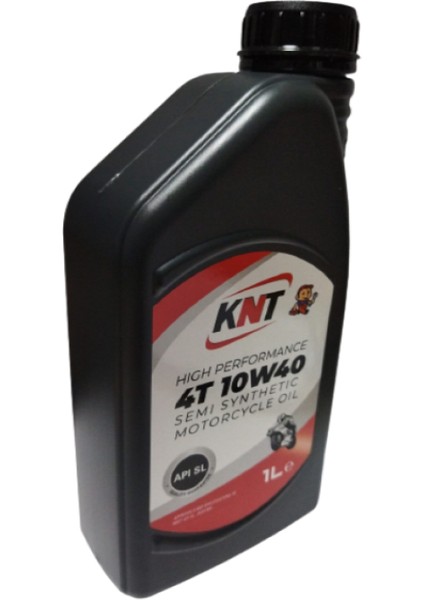 Motorsiklet Knt Yüksek Performans Apı Sl Yarı Sentetik 4t 10W 40 Motor Yağı