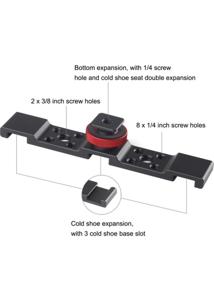Alüminyum Alaşım Sıcak Flaş Plaka Plakası Montaj Uzatma Braket Adaptörü (Yurt Dışından) indirimleri
