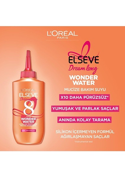 Dream Long Wonder Water Mucize Bakım Suyu 200ML ve Saç Tokası 8690595163208