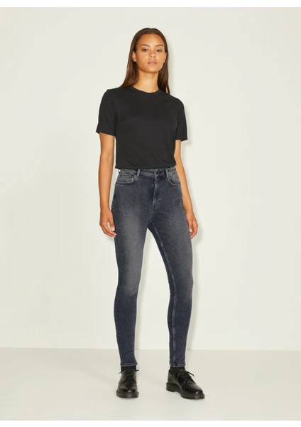 Jxvienna Skinny Hw Cs1004 Noos Skinny Fit Düz Siyah Kadın Denim Pantolon