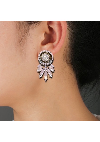 Düğün Renkli Çekicilik Küpe Açık Pembe (Yurt Dışından) modelleri