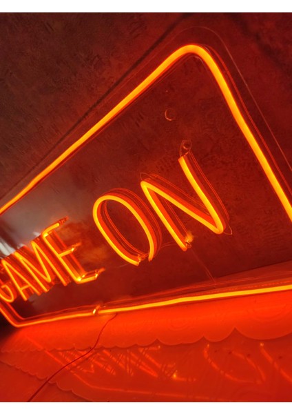 Game On Gamer Neon LED Tabela Neon Yazı Duvar Dekorasyon modelleri