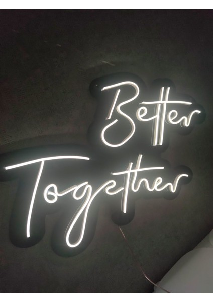 Better Together Neon Düğün Nişan Söz Tabela Işık Aydınlatma Nişan Arka Plan Organizasyon LED Neon fiyatları