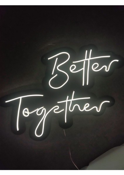 Better Together Neon Düğün Nişan Söz Tabela Işık Aydınlatma Nişan Arka Plan Organizasyon LED Neon modelleri