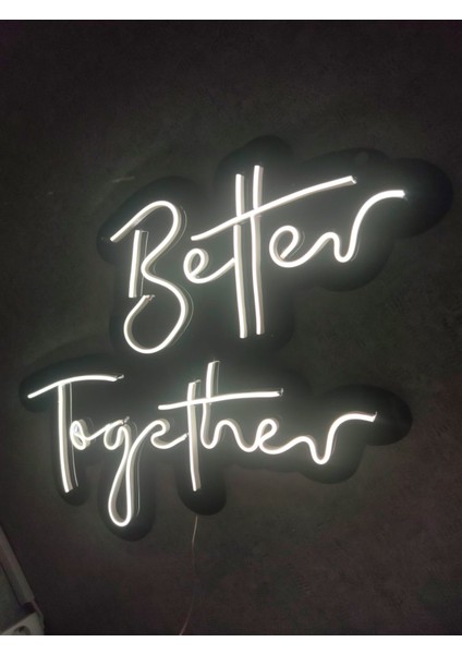 Better Together Neon Düğün Nişan Söz Tabela Işık Aydınlatma Nişan Arka Plan Organizasyon LED Neon fırsatları