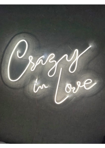 Crazy In Love Neon Tabela Neon Yazı Nişan Organizasyon Dekor