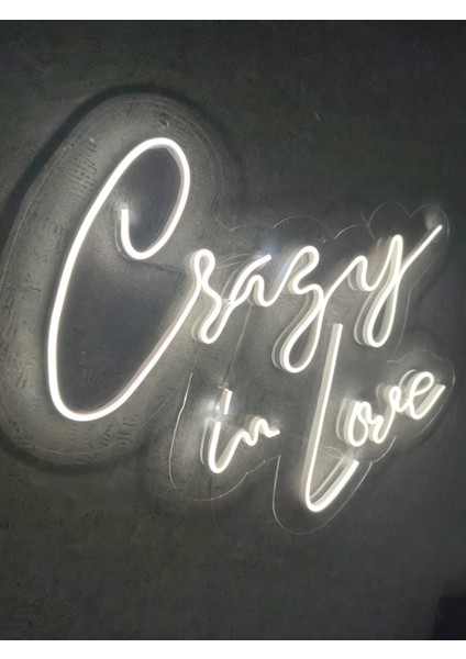 Crazy In Love Neon Tabela Neon Yazı Nişan Organizasyon Dekor