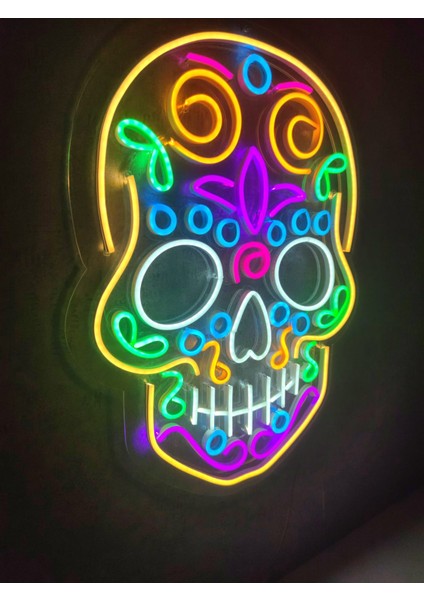 Kurukafa Neon LED Tasarım Kafe Neon Dekoratif Neon Renkli Neon Tabela indirimleri