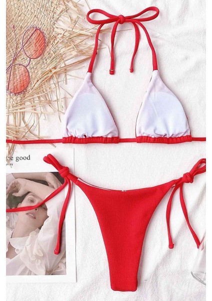 Bağlamalı Bikini Takım