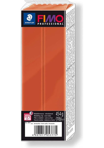 Fimo Professional Polimer Kil 454 Gr. 74 Kiremit