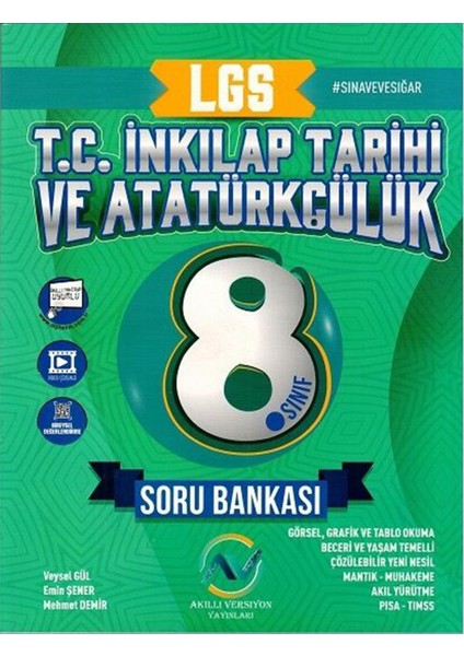 Av Yayınları 8. Sınıf LGS T.c. Inkılap Tarihi ve Atatürkçülük Soru Bankası