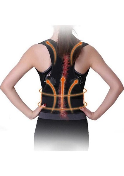 Ankaflex Kmbur-Luk Önleyici Doğru Duruş Durma Korsesi Bel Sırt Korse Aparat