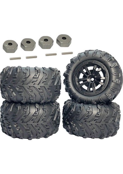 4 Adet Rc Kar Lastikleri Değiştirme Wltoys Için Tekerlek Lastikleri 144002 Dıy Accs Lastikleri Pimler (Yurt Dışından)