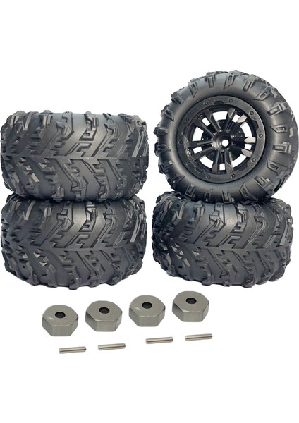 4 Adet Rc Kar Lastikleri Değiştirme Wltoys Için Tekerlek Lastikleri 144002 Dıy Accs Lastikleri Pimler (Yurt Dışından)