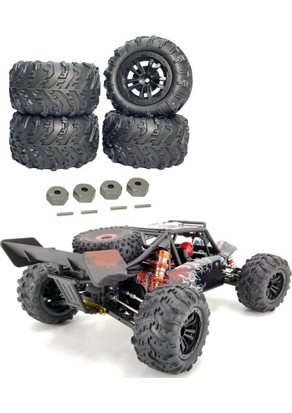 4 Adet Rc Kar Lastikleri Değiştirme Wltoys Için Tekerlek Lastikleri 144002 Dıy Accs Lastikleri Pimler (Yurt Dışından)