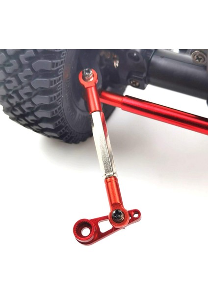 Alaşım Tie-Rod Direksiyon Kol Servo Bağlantıları MN86K MN86KS 1:12 Rc Paletli Kırmızı (Yurt Dışından)