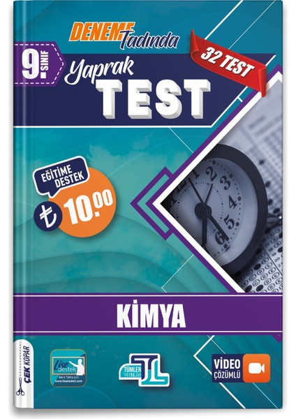 Tümler Yayınları 9. Sınıf Kimya Yaprak Test