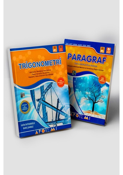 Trigonometri + Paragraf Ikili Konu Anlatımlı Soru Bankası Seti