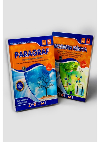 Paragraf + Modern Kimya Konu Anlatımlı Soru Bankası Seti