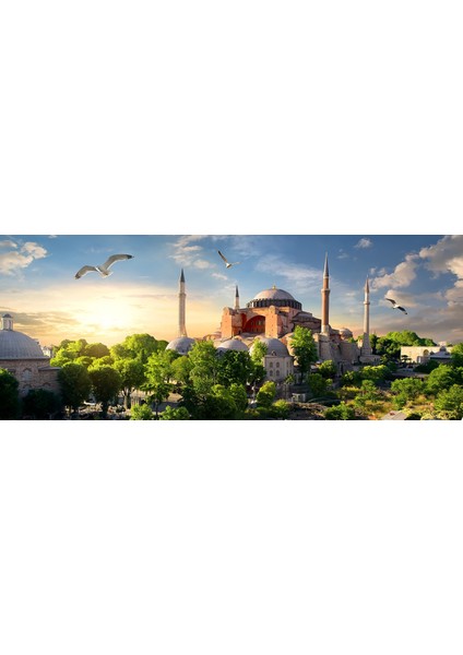 Ayasofya 3D Poster - 3 Boyutlu Tek Parça Duvar Kağıdı