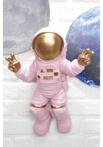 Duvara Asılan Astronot Biblo Heykel 010