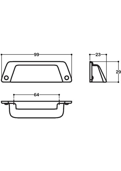 64MM Krom Kulp SY4529 0064 Cr